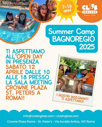 Assaggia l'estate in inglese: open day summer camp